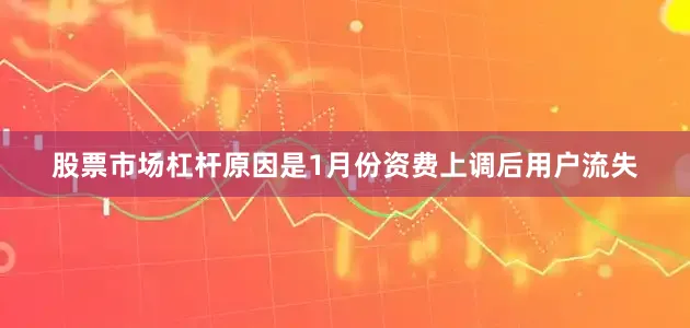 股票市场杠杆原因是1月份资费上调后用户流失